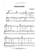 Leonard Cohen: Hallelujah (noty na klavír, zpěv, akordy na kytaru)