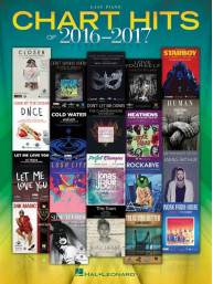 Chart Hits of 2016-2017 (noty na snadný klavír)