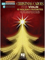 Christmas Carols - Violin: 10 Holiday Favorites (noty na snadné housle) (+audio)