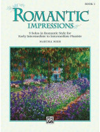 Martha Mier: Romantic Impressions 1 (noty na klavír)