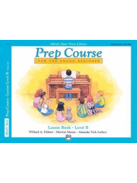 Alfred's Basic Piano Library Prep Course Lesson B (noty na klavír) (+audio)