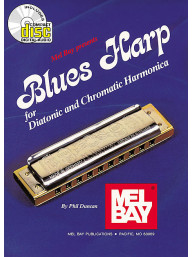 Blues Harp: Diatonic & Chromatic Harmonica (noty na harmoniku) (+audio)