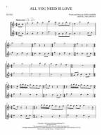 The Beatles for Two Flutes (noty na 2 příčné flétny)