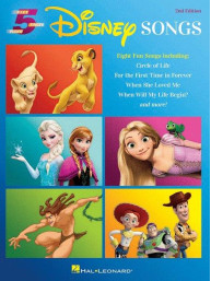 Five-Finger Piano: Disney Songs (noty na pětiprstý klavír)