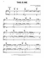 This Is Me from The Greatest Showman (noty na klavír, zpěv, akordy na kytaru) (+audio)