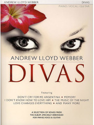Andrew Lloyd Webber: Divas (noty na klavír, zpěv, akordy)