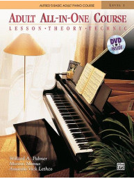 Alfred's Basic Adult All-in-One Course, Book 1 (noty na klavír) (+DVD)