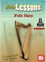 First Lessons Folk Harp (noty na harfu) (+audio)