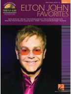Piano Play-Along 77: Elton John Favorites (noty na klavír, zpěv, akordy na kytaru) (+audio)