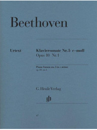 Beethoven: Piano Sonata In C Minor, Op. 10, No. 1 (noty na klavír)