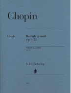 Chopin: Ballade In G Minor Op.23 (noty na klavír)