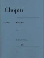 Chopin: Ballades (noty na sólo klavír)