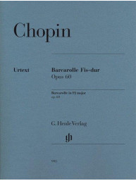 Chopin: Barcarolle In F Sharp Op.60 (noty na klavír)