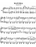 Chopin: Mazurkas (noty na klavír)