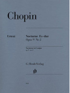 Chopin: Nocturne In E Flat Op.9 No.2 (noty na klavír)