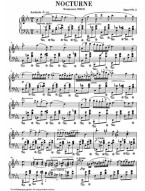 Chopin: Nocturne In E Flat Op.9 No.2 (noty na klavír)