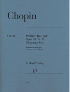 Chopin: Prelude In D Flat Op.28 No.15 (noty na klavír)