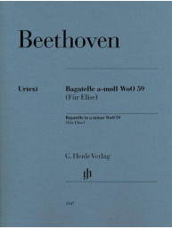 Beethoven: Bagatelle In A Minor WoO 59 (noty na klavír)