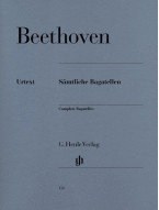 Beethoven: Complete Bagatelles (noty na klavír)