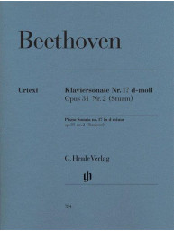 Beethoven: Piano Sonata In D Minor 'Tempest' Op.31 No.2 (noty na klavír)