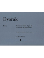 Antonín Dvořák: Slovanské tance Op. 46 (noty na čtyřruční klavír)