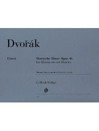Antonín Dvořák: Slovanské tance Op. 46 (noty na čtyřruční klavír)