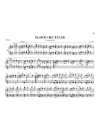 Antonín Dvořák: Slovanské tance Op. 46 (noty na čtyřruční klavír)