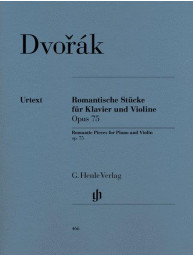 Antonín Dvořák: Romantické kusy Op. 75 (noty na housle, klavír)