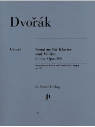 Antonín Dvořák: Sonatina v G Op. 100 (noty na housle, klavír)