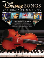 Disney Songs for Solo Violin & Piano (noty na housle, klavír)