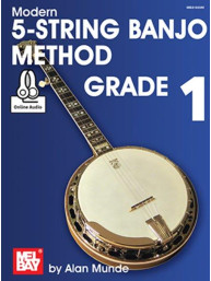 Modern 5-String Banjo Method Grade 1 (noty, tabulatury na banjo) (+audio)
