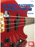 101 Blues Patterns For Bass Guitar (noty, tabulatury na baskytaru) (+audio)