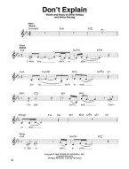 Pro Vocal Women's 33: Billie Holiday (noty, melodická linka, akordy) (+audio)