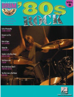 Drum Play-Along 8: '80s Rock (noty na bicí) (+audio)