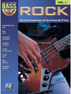 Bass Play-Along 1: Rock (noty, tabulatury na baskytaru) (+audio)
