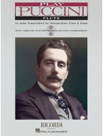 Play Puccini (noty na příčnou flétnu, klavír) (+audio)