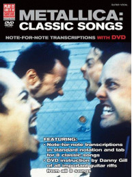 Metallica: Classic Songs For Guitar  (noty, tabulatury na kytaru) (+DVD)