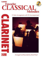 Favorite Classical Melodies (noty na klarinet) (+audio)