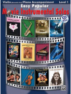 Easy Popular Movie Instrumental Solos (noty na housle, klavír) (+audio)
