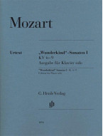 W. A. Mozart: Wunderkind' Sonatas I K.6-9 (noty na klavír)
