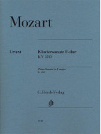 W. A. Mozart: Sonata In F K.280 (noty na klavír)