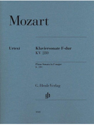 W. A. Mozart: Sonata In F K.280 (noty na klavír)