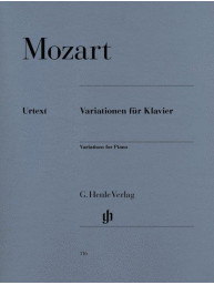 W. A. Mozart: Piano Variations (noty na sólo klavír)