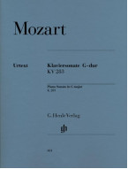 W. A. Mozart: Piano Sonata In G KV 283 (noty na klavír)
