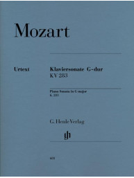 W. A. Mozart: Piano Sonata In G KV 283 (noty na klavír)