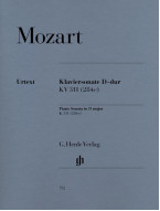 W. A. Mozart: Piano Sonata In D Major KV 311 (noty na klavír)
