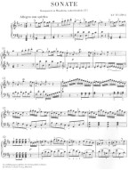 W. A. Mozart: Piano Sonata In D Major KV 311 (noty na klavír)