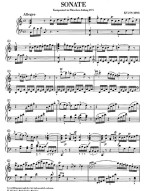 W. A. Mozart: Piano Sonata In C KV.279 (noty na klavír)