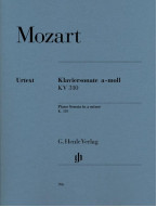W. A. Mozart: Piano Sonata In A Minor KV 310 (noty na klavír)