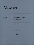 W. A. Mozart: Piano Sonata F major K. 332 (300k) (noty na klavír)